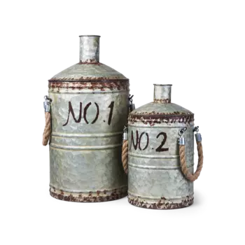 Набор из двух кашпо Lacus из металла