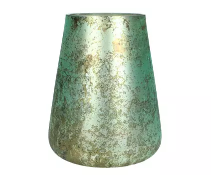 Набор из двух подсвечников зеленого цвета