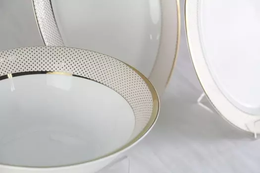 Набор посуды Bianko из фарфора