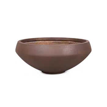 Напольная ваза Cramel из металла коричневого цвета