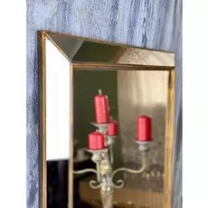 Напольное зеркало Miriada Gold в раме золотого цвета