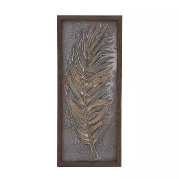 Настенное панно коричнево-золотого цвета