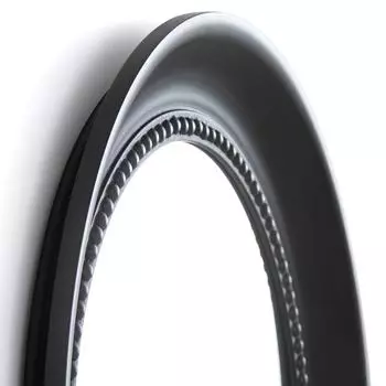 Настенное зеркало Afsan в раме черного цвета