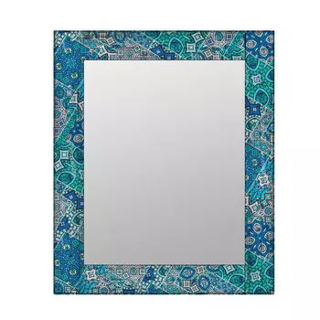 Настенное зеркало альби в раме из массива сосны 80х65