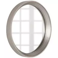 Настенное зеркало арадео в раме серого цвета