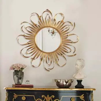 Настенное зеркало Bavaro в металлической раме