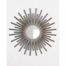 Настенное зеркало бертран Silver в раме серебряного цвета