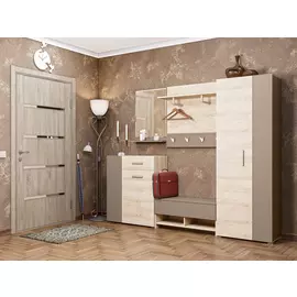 Настенное зеркало чили цвета латте