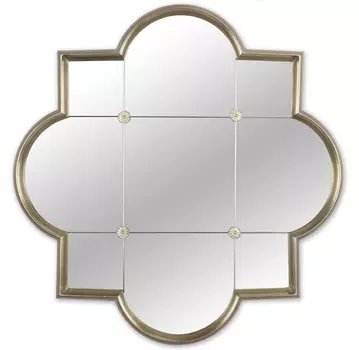 Настенное зеркало Era Silver в раме серебристого цвета