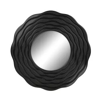 Настенное зеркало Fiore в черной раме