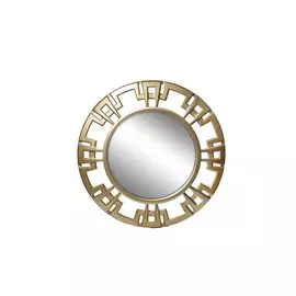 Настенное зеркало круглое в обрамлении