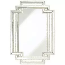 Настенное зеркало лацио в раме серебряного цвета