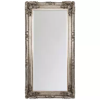 Настенное зеркало маркиза цвета состаренной темной бронзы