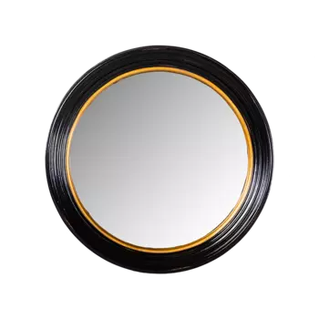 Настенное зеркало Mise Lux в раме черного цвета