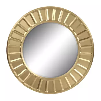 Настенное зеркало Paloma в раме золотого цвета