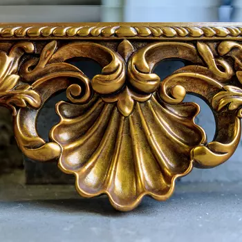 Настенное зеркало романо в раме цвета бронзы