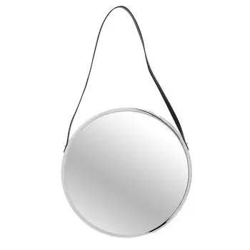 Настенное зеркало серебристого цвета