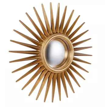 Настенное зеркало-солнце Star Gold