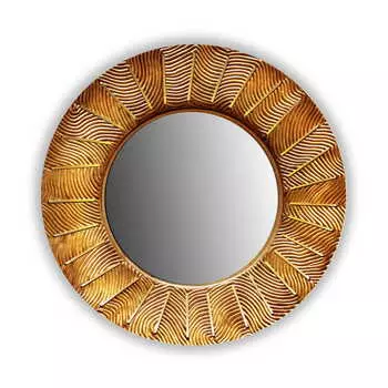 Настенное зеркало Sunshine Round Bronze