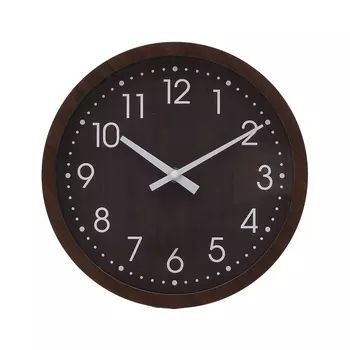 Настенные часы черного цвета