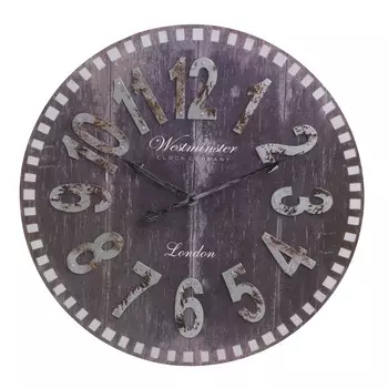 Настенные часы из пластика с кварцевым механизмом