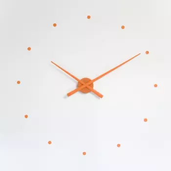 Настенные часы oj Orange из пластика оранжевого цвета