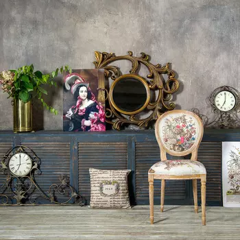 Настенные часы вуаль-руж королевская бронза