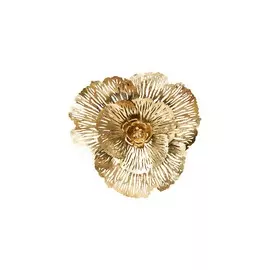 Настенный декор цветок золотистого цвета