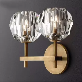 Настенный светильник Boule de Cristal Wall с плафонами из стекла