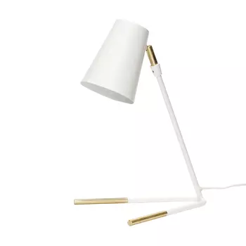 Настольная лампа белого цвета