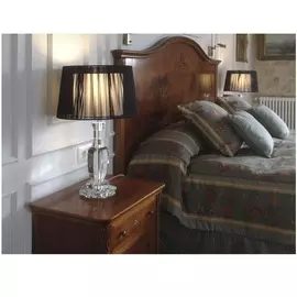 Настольная лампа Corinto черного цвета