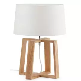 Настольная лампа Faro Bliss с белым абажуром