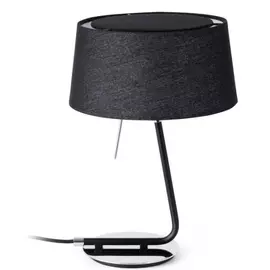 Настольная лампа Faro Hotel с черным абажуром