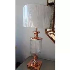 Настольная лампа "Эдвард" с белым абажуром