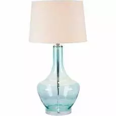 Настольная лампа монток с белым абажуром