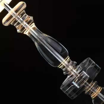 Настольная лампа софия с белым абажуром