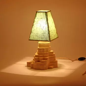 Настольная лампа Stratum Green-White