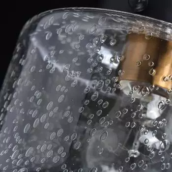 Настольная лампа вальтер с прозрачным плафоном