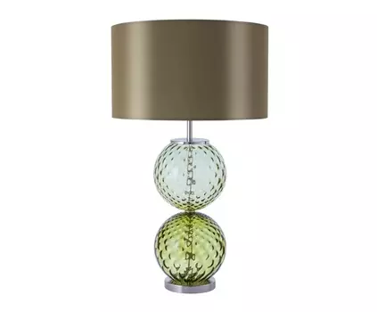 Настольная лампа зеленого цвета