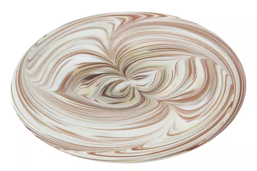 Настольная ваза Dream Glass Vase бело-коричневого цвета