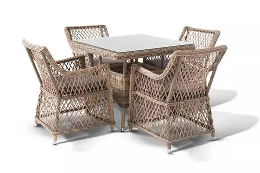 Обеденная группа айриш из искусственного ротанга