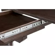 Обеденный раскладной стол лосон цвета шоколад