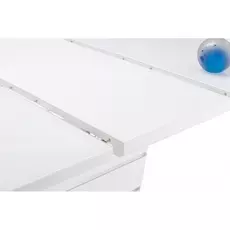 Обеденный раскладной стол Space белого цвета