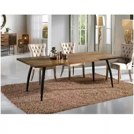 Обеденный стол Dresde из дерева и металла