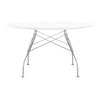 Обеденный стол Glossy с белой столешницей