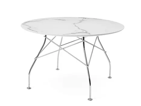 Обеденный стол Glossy с белой столешницей