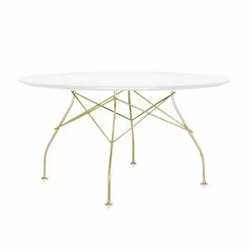 Обеденный стол Glossy с белой столешницей