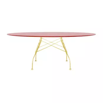 Обеденный стол Glossy с красной столешницей