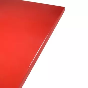 Обеденный стол Glossy с красной столешницей