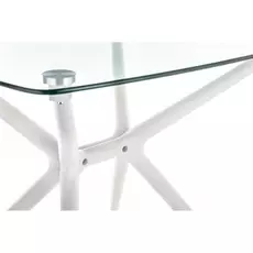 Обеденный стол Hinga со стеклянной столешницей